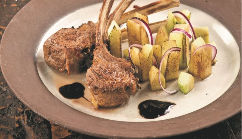 Mirage Park Resort Kuzu Pirzola - Lammkoteletts Lamb Chops - Стейк из ягненка на косточке